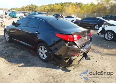 2015 Kia Optima Lx из США, поврежденный, VIN KNAGM4A74F5636032